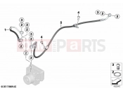 Brake pipe rear - BMW Motorrad F 900 R (0K11, 0K13) 2024