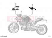 Stick-on label - BMW Motorrad F 900 R (0K11, 0K13) 2024