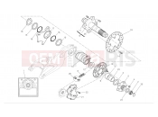 DUCATI Monster 1100 S Rear wheel axle
