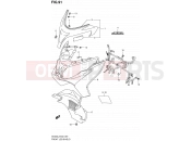 SUZUKI AN400A L2 (2012) Burgman 400 (E19, E24) 91 - FRONT LEG SHIELD (AN400ZAL2 E19)
