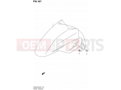 SUZUKI AN400A L2 (2012) Burgman 400 (E19, E24) 107 - FRONT FENDER (AN400AL2 E19)