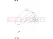 SUZUKI AN400A L2 (2012) Burgman 400 (E19, E24) 108 - FRONT FENDER (AN400AL2 E24)