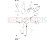 SUZUKI AN400A L2 (2012) Burgman 400 (E19, E24) 115 - HANDLEBAR (AN400AL2 E24)