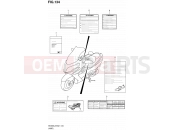 SUZUKI AN400A L2 (2012) Burgman 400 (E19, E24) 134 - LABEL (AN400ZAL2 E02)