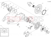 DUCATI Multistrada 1200 S Touring REAR WHEEL HUB