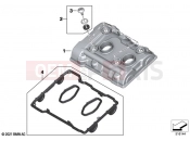 Cylinder head cover - BMW Motorrad F 800 GS (0K51, 0K53) 2024
