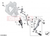 Outer gearshift parts - BMW Motorrad F 800 GS (0K51, 0K53) 2024