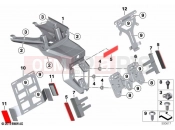 Licence plate holder - BMW Motorrad F 800 GS (0K51, 0K53) 2024