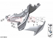 Badge holder - BMW Motorrad F 800 GS (0K51, 0K53) 2024