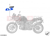 Sticker, YNB5, Light white - BMW Motorrad F 800 GS (0K51, 0K53) 2024
