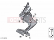 Front panel carrier | Front panel carrier - BMW Motorrad C 400 GT (0C06, 0C16) 2018