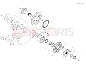 DUCATI Panigale V4 SP Rear Wheel Spindle