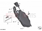BMW Motorrad BMW 2024 K models K 1600 Bagger 22 (0F61, 0F63) Storage compartment, left | Storage compartment, left
