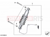 BMW Motorrad BMW 2024 K models K 1600 Bagger 22 (0F61, 0F63) Spring strut ESA front | Spring strut ESA front