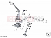 BMW Motorrad BMW 2024 K models K 1600 Bagger 22 (0F61, 0F63) Handlebar 2 | Handlebar 2