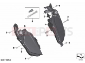 BMW Motorrad BMW 2024 K models K 1600 Bagger 22 (0F61, 0F63) Storage compartment | Storage compartment