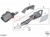 BMW Motorrad BMW 2024 K models K 1600 Bagger 22 (0F61, 0F63) Mirror | Mirror