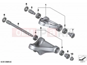 BMW Motorrad BMW 2024 K models K 1600 Bagger 22 (0F61, 0F63) Trailing arm | Trailing arm