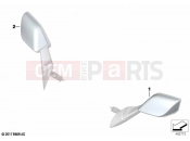 BMW Motorrad BMW 2024 K models K 1600 Bagger 22 (0F61, 0F63) Mirror cap, chrome-plated | Mirror cap, chrome-plated