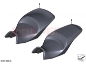 BMW Motorrad BMW 2024 K models K 1600 Bagger 22 (0F61, 0F63) Seat bench 2 | Seat bench 2
