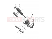 TRIUMPH Scrambler 400 X exhaust system