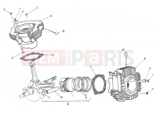DUCATI 1996 Supersport 400 SS CYLINDER - PISTON » ENGINE CASE