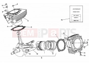 DUCATI 1996 Supersport 750 SS CYLINDER - PISTON » ENGINE CASE
