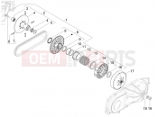 PIAGGIO Beverly 310 Classic - Sport E5+ (EU) Driven pulley
