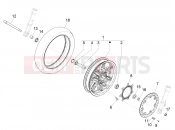 PIAGGIO Beverly 400 Deep Black E5 (EU) Front wheel