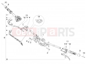 PIAGGIO Beverly 400 Deep Black E5 (EU) Handlebars - Master cil.