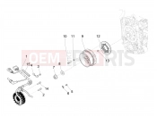 PIAGGIO BV 400 Deep Black E5 (CA, USA) Flywheel magneto