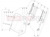 PIAGGIO BV 400 Deep Black E5 (CA, USA) Windshield - Glass