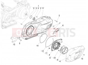 Crankcase cover - Crankcase cooling - Piaggio Medley 125 E5 (EU) 2022