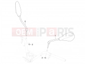 Driving mirror/s - Piaggio MP3 310 HPE / HPE Sport E5+ (EU) 2025