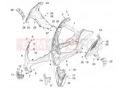 Front shield - Piaggio MP3 310 HPE / HPE Sport E5+ (EU) 2025