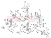 Front suspension - Shock absorber/s - Piaggio MP3 310 HPE / HPE Sport E5+ (EU) 2025