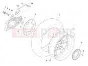 PIAGGIO MP3 400 HPE Classic-Sport E5+ (EU) Rear wheel