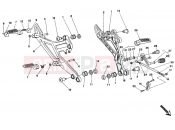 DUCATI 1995 Monster 400 FOOTREST » FRAME