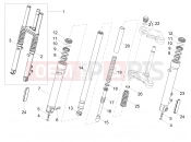 MOTOGUZZI V7 Stone E5+ (EU) Front fork Kaifa