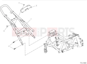 DUCATI 2025 Desert X Rear subframe