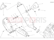 DUCATI 2025 Desert X Exhaust silencer