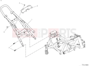DUCATI 2025 Desert X Discovery Rear subframe