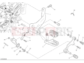 DUCATI 2025 Desert X Discovery Left footrest