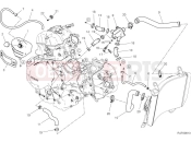 DUCATI Panigale V2 S Cooling circuit