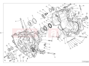 DUCATI 2025 Panigale V2 Superquadro Final Edition Crankcase
