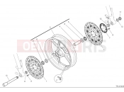 DUCATI Hypermotard 950 Front wheel