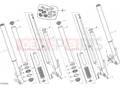 DUCATI Hypermotard 950 Front fork