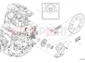 DUCATI Monster Front sprocket & chain