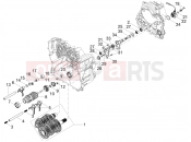Gear box / Selector / Shift cam - Motoguzzi V100 Mandello S E5+ (EU) 2025