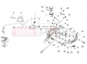 Rear master cylinder - Motoguzzi V100 Mandello S E5+ (EU) 2025